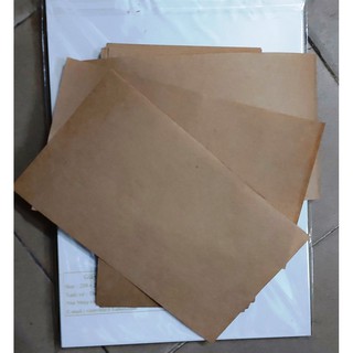 Giấy kraft 70gsm khổ 21x12cm - 1 xấp (0.5kg)