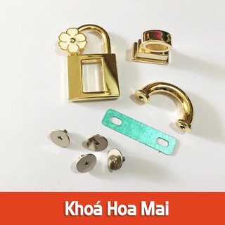 Khoá Hoa Mai - Loại Đẹp - Phụ kiện đan móc - phụ kiện thủ công handmde - Phụ kiện may mặc