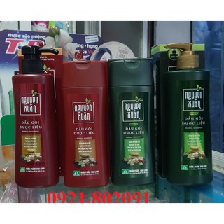 dầu gội dược liệu nguyên xuân xanh / đỏ