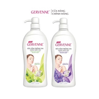 SỮA TẮM TRẮNG DA HƯƠNG NƯỚC HOA GERVENNE 900g