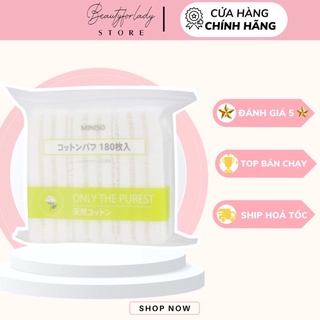 Túi 180 miếng bông tẩy trang miniso