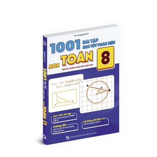 [Mã LIFEMALL995 giảm 10% đơn 99K] Sách - 1001 bài tập học tốt toàn diện môn Toán lớp 8