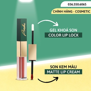 Son Kem 2 Đầu Posshe Siêu Lì Không Trôi - Mua 2 Cây Tặng Combo Son Dưỡng + Sáp Tẩy Trang