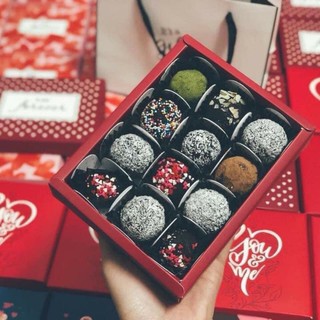 Hộp Socola Valentine 12 viên - Quà tặng Valentine