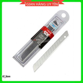 (SALE) Hộp 10 lưỡi dao rọc giấy SDI,lưỡi dao rọc giấy to/nhỏ