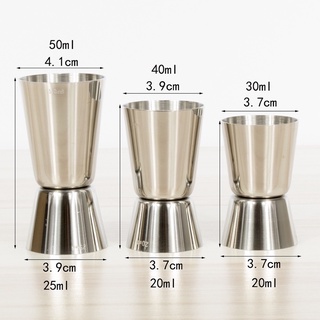 Ly đong định lượng inox 2 đầu