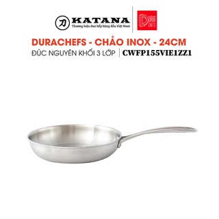 Durachefs - Chảo inox - 24cm/28cm