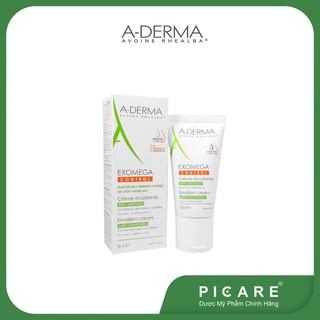 A Derma Kem làm mềm, giảm kích ứng cho da khô - Exomega Control Emollient Cream 50ml