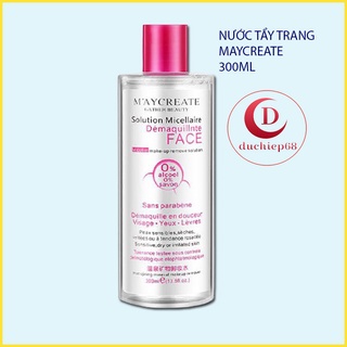 Nước tẩy trang Maycreate 300ml tẩy sạch các chất bẩn và làm mịn da