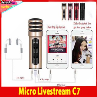 micro karaoke thu âm c7