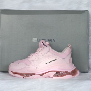 Giày Thể Thao Nam Nữ Giày Sneaker Đế Khí Hồng Phấn