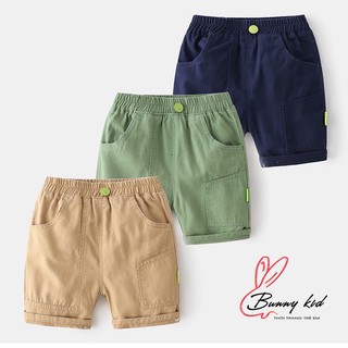 Quần kaki bé trai WELLKIDS quần short cho bé túi ngộ nghĩnh (3167)