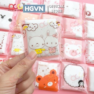 Bông Tẩy Trang Gói 25 Miếng Tiện Lợi Cute