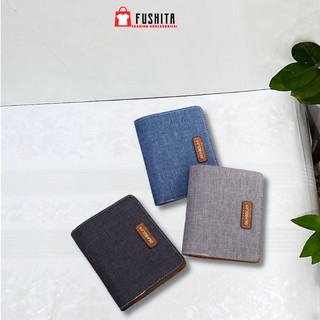 Ví nam mini dáng đứng chính hãng Deabolar  Bóp tiền da PU giá rẻ với nhiều ngăn đựng cài thẻ