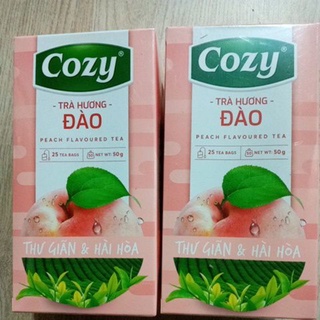 Trà  Hương Đào túi lọc Cozy 25 túi*2gr.