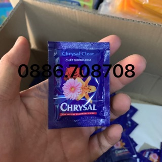 10 gói Chất dưỡng hoa lâu tàn Chrysal hàng nhập khẩu