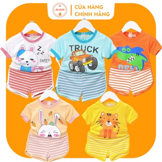 Bộ cộc tay cho bé  bộ cộc tay THỎ TRẮNG cho bé trai bé gái  chất thun lạnh cao cấp siêu mềm siêu mát