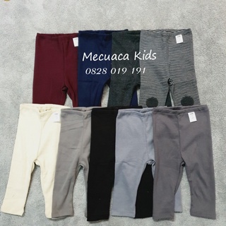 [80-120][CHỌN MẪU] Quần legging cotton dài thu đông dày dặn cho bé gái xuất Hàn