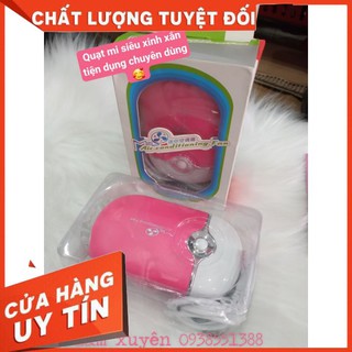 Quạt thổi khô mi loại 1 FREESHIP siêu sịn sò, siêu xinh xăn, nhỏ gọn, tiện lợi, quạt sạc pin, bằng dây cáp [GIÁ RẺ]