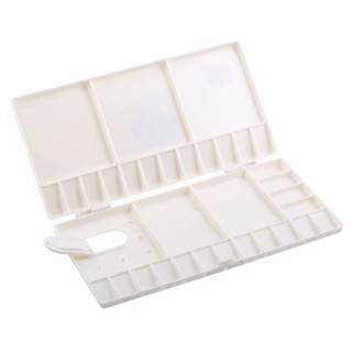 Khay pha màu Pallete nhựa trứng to, nhựa bảng pha đôi gập nắp, phíp hoa