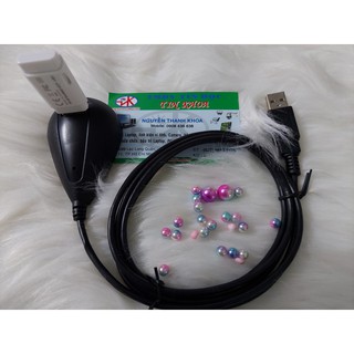 Cáp USB nối dài có đế cắm chống nhiễu màu đen dài 1,5m.Cáp nối dài USB 1,5M