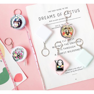 Móc chìa khoá kèm thước dây vô diện MKTD15 cute dễ thương hoạt hình thần tượng