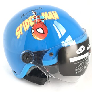 Nón bảo hiểm trẻ em siêu đẹp - Dành cho bé từ 3 đến 6 tuổi - Asia MT103KS - Spider Man - Vòng đầu 50-52cm