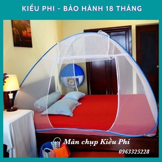 Mùng chụp tự bung Kiều phi  1m2x2m, 1m6x2m, 1m8x2m, 2m2x2m - màn tự bung đỉnh chóp người lớn cao cấp