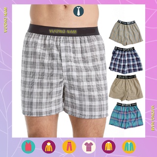 Quần đùi nam lưng sịp ống rộng cotton đẹp mặc nhà ngủ cao cấp VN37B