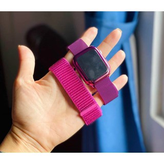 Dây Apple Watch màu tím hồng dành cho apple watch Cực Chất
