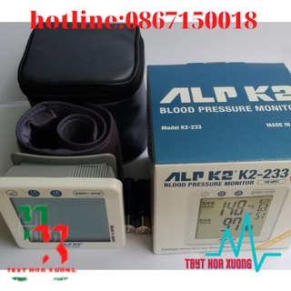 Máy Đo Huyết Áp Cổ Tay Tự Động ALPK2 K2-233 Make In Japan