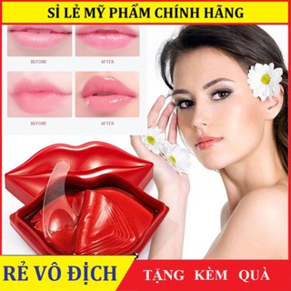 Hũ 20 miếng mặt nạ dưỡng ẩm môi Collagen - môi hồng mềm mại