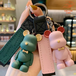 Móc treo chìa khóa hình gấu teddy dễ thương, sang trọng nhiều màu kiểu dáng unisex phù hợp cho chìa ô tô, xe máy