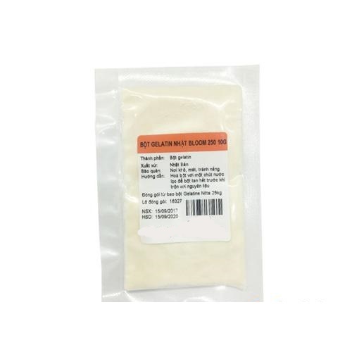 f Bột gelatin bloom 100g