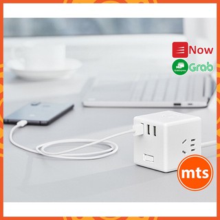 Ổ cắm Đa Năng Xiaomi Mijia Rubik Cube Tích Hợp 3 Cổng USB, dây 1.5m  Khối Lập Phương Rubik - Minh TÍn Shop