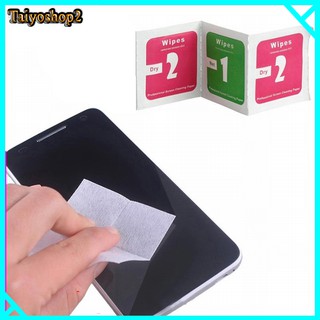 Giấy lau màn hình điện thoại ,ipad, kính, máy tính bảng ,1 miếng lau ướt +1 miếng lau khô,giấy lau cồn taiyoshop2