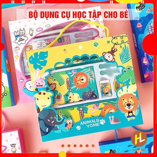 Hộp đồ dùng học tập 8 MÓN tiện lợi cho bé học