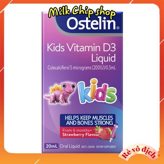 Vitamin D3 Ostelin cho bé của Úc dạng nước 20ml (có xilanh chia vạch) TP05