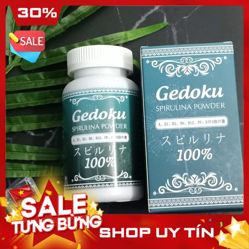 Tảo xoắn Gedoku thải độc Nhật Bản dùng trong spa 100g