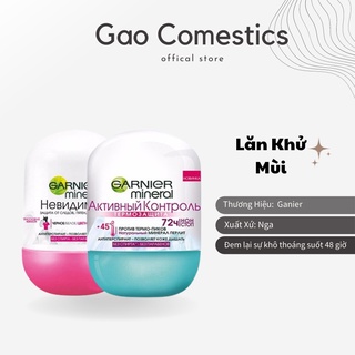 [CHÍNH HÃNG] Lăn Khử Mùi Garnier (50ML) - Khô thoáng không bít - Lưu Hương Thơm Mát Suốt Ngày Dài