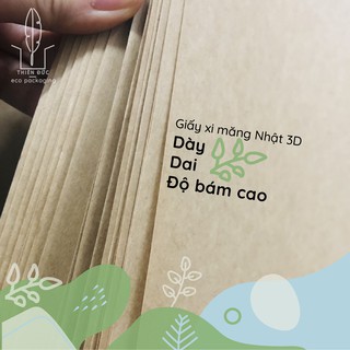 COMBO 50 TỜ GIẤY XI MĂNG NGOẠI 102x73 cm (GIẤY KRAFT NHẬT)  DÀY DAI MỊN Bọc Hàng Tiêu Chuẩn (Định Lượng 75gsm)