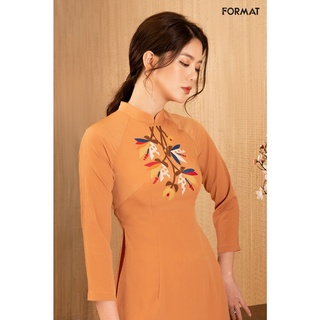 Áo dài nữ 2 lớp tay lỡ cao cấp Format B989-518H