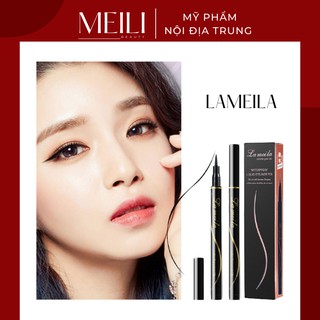Bút Kẻ Mắt Nước Siêu Sắc Mảnh Không Lem Không Trôi Lameila - Meili Beauty