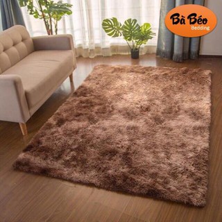 Thảm Lông Loang Trải Sàn Lông Dầy Hàng Đẹp 2020 ( Kích Thước 1m6 x 2m - Mặt Sau Chồng trơn trượt)
