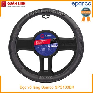Bọc vô lăng cao cấp chính hãng Sparco  SPS100BK