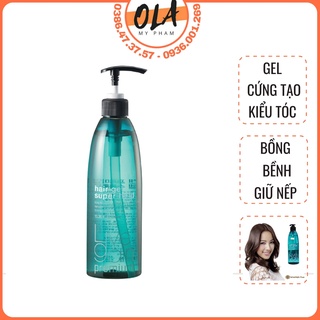 Gel tạo kiểu tóc cứng Live gain premium hair gel super hold 450ml - mỹ phẩm ola