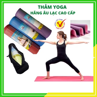 Thảm tập yoga Âu Lạc ( có túi đựng kèm )