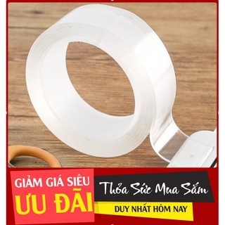 Băng Dính Siêu Dính Hai Mặt 5cm Trong Suốt