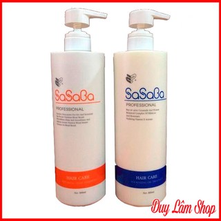 Dầu gội và hoàn hình Sasaba 800ml-800ml