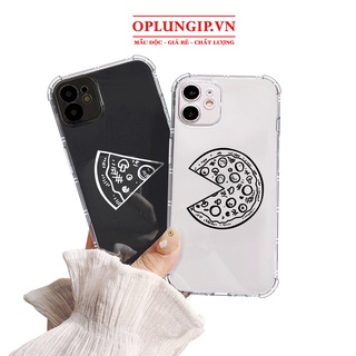 Ốp chống sốc iphone bảo vệ camera viền vuông Pizza cho iphone 14 13 pro max 11 12 pro max mini x xr xs max 6 s 7 8 plus
